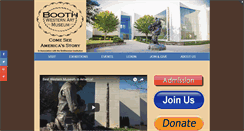 Desktop Screenshot of boothmuseum.org